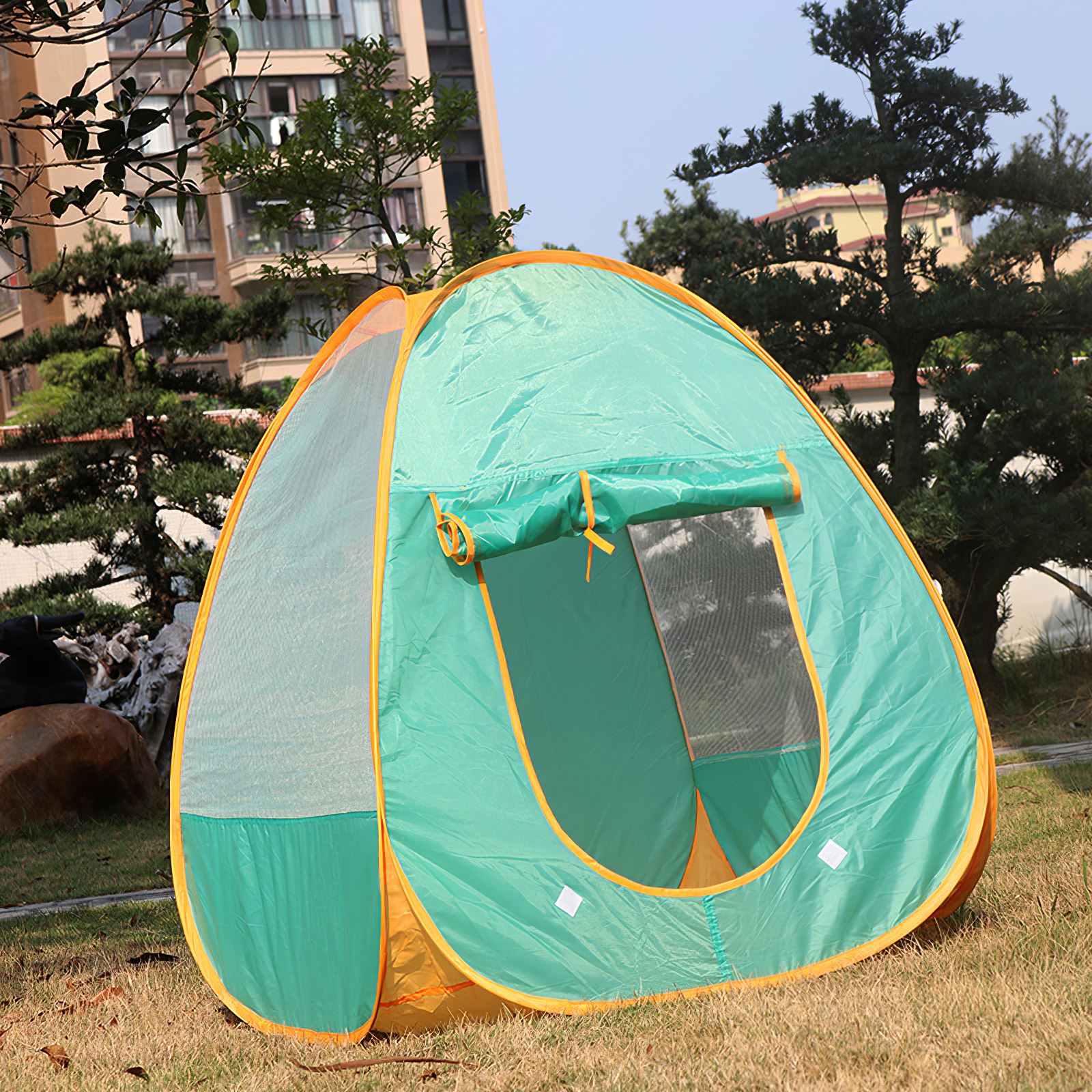 Cheap Goat Tents Baby Beach Tent Waterproof Sun Awning Tent Children Pretend Play Beach Outdoor Toy Camping Sunshade Beach Tent Toy Tents 